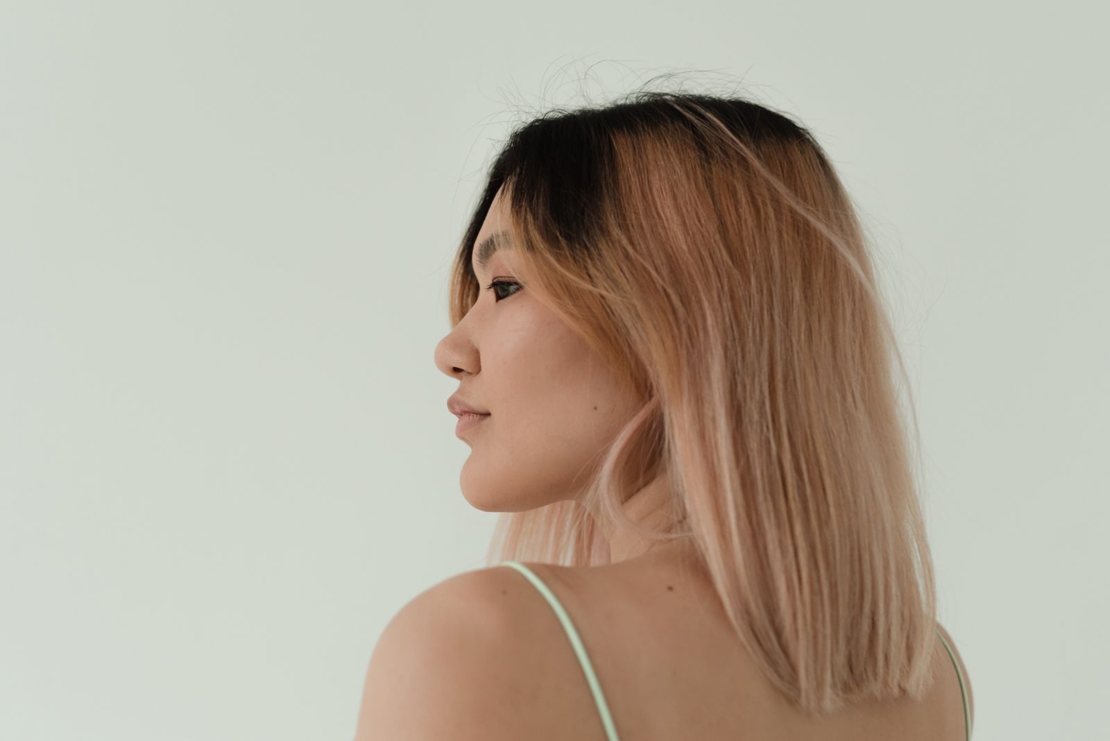 Trabajo de balayage terminado